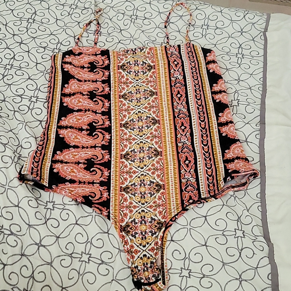 I'm bodysuit spaghetti strap